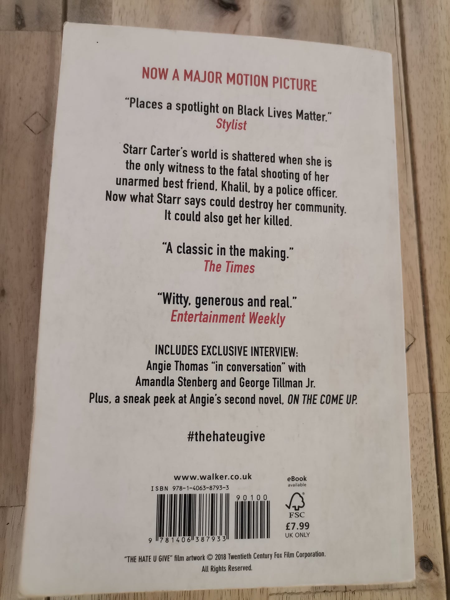The Hate U Give by Angie Thomas