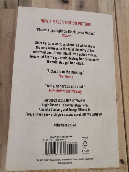 The Hate U Give by Angie Thomas