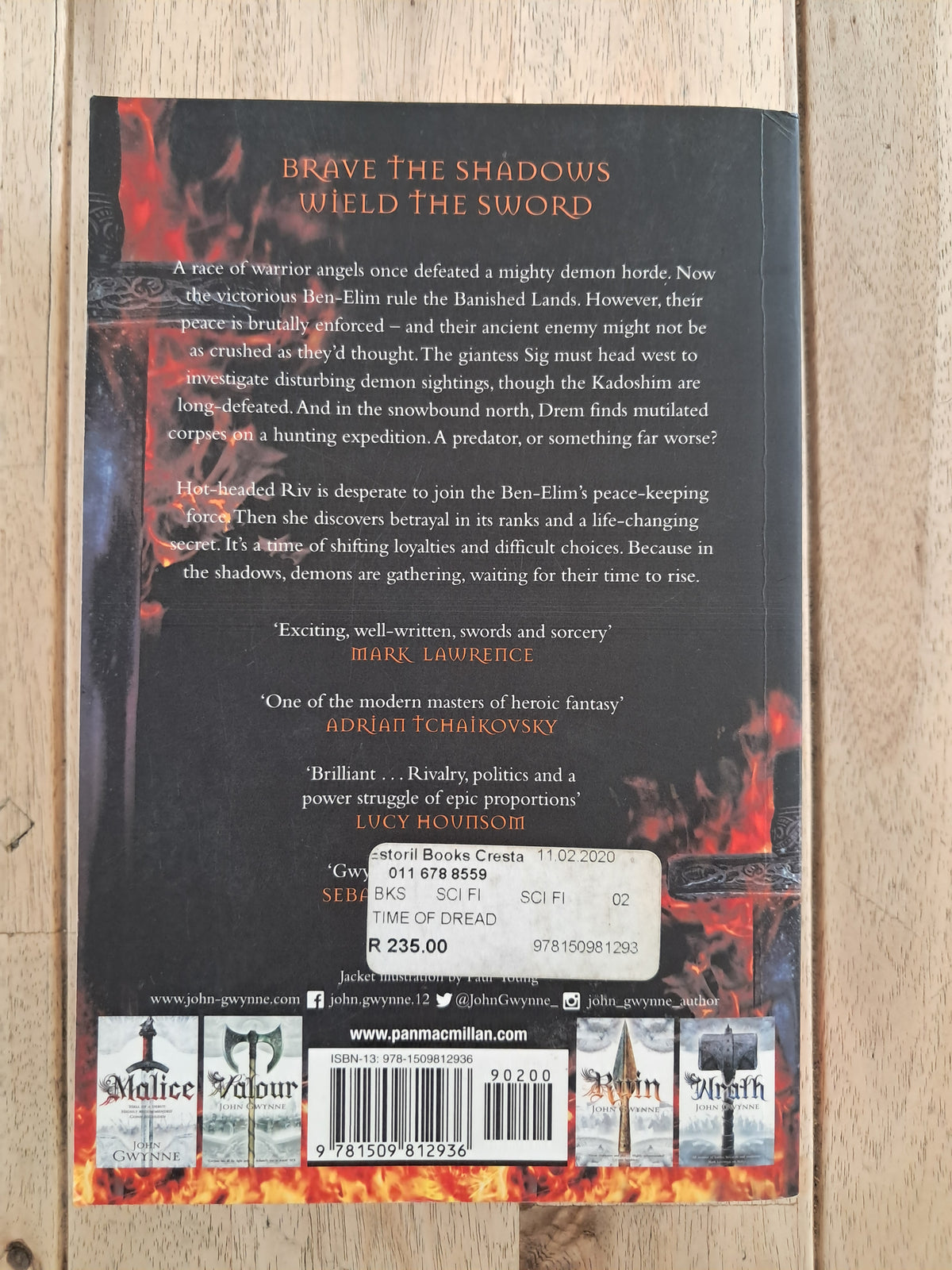 A Time of Dread (Of Blood and Bone #1) – John Gwynne