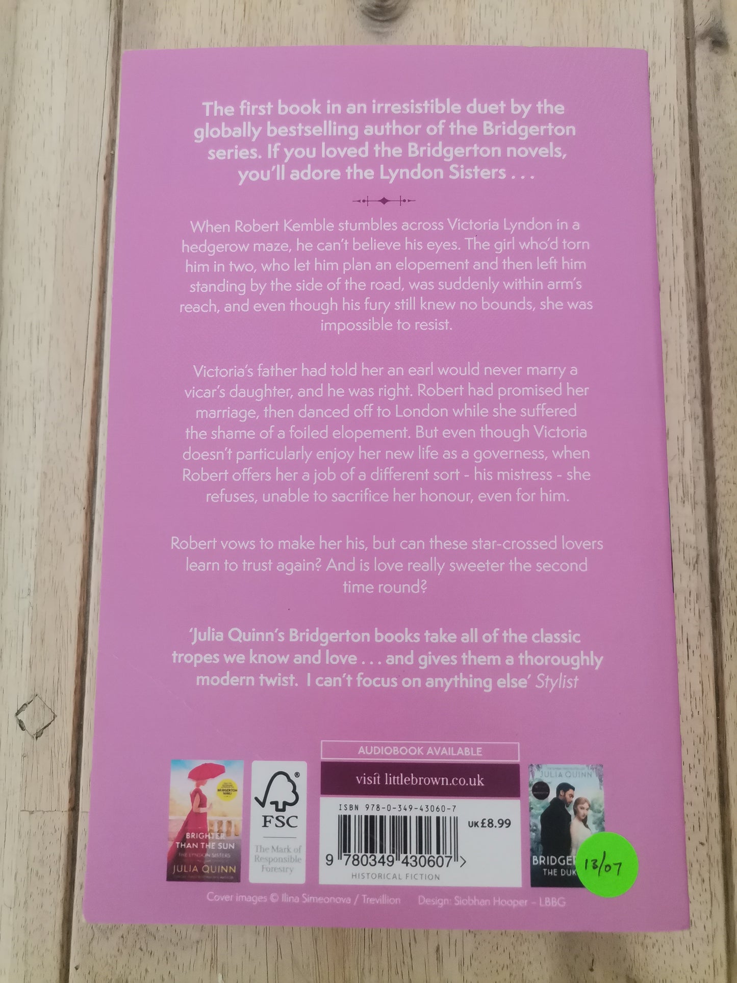 Everything and The Moon by Julia Quinn