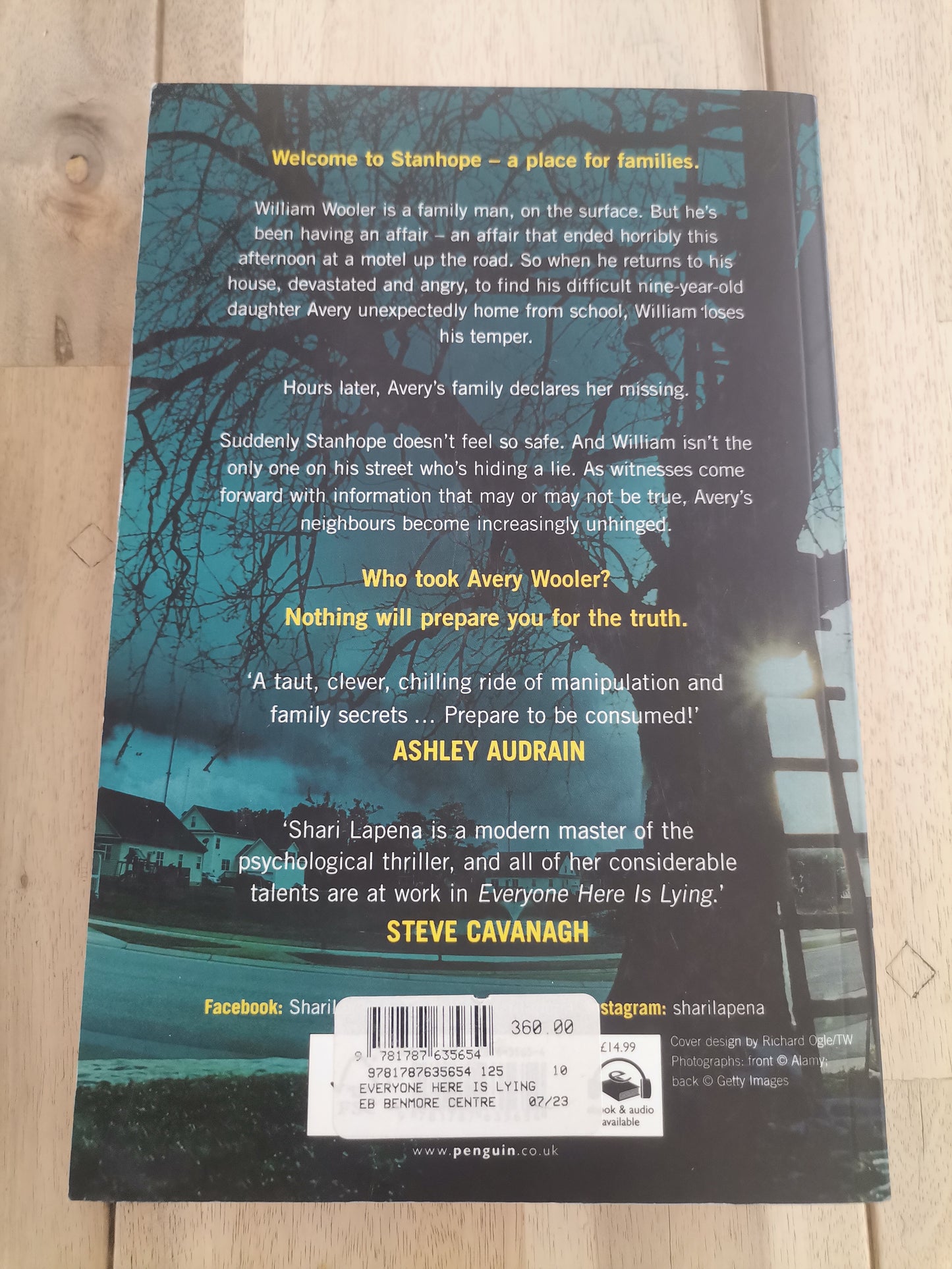 Everyone Here is Lying by Shari Lapena