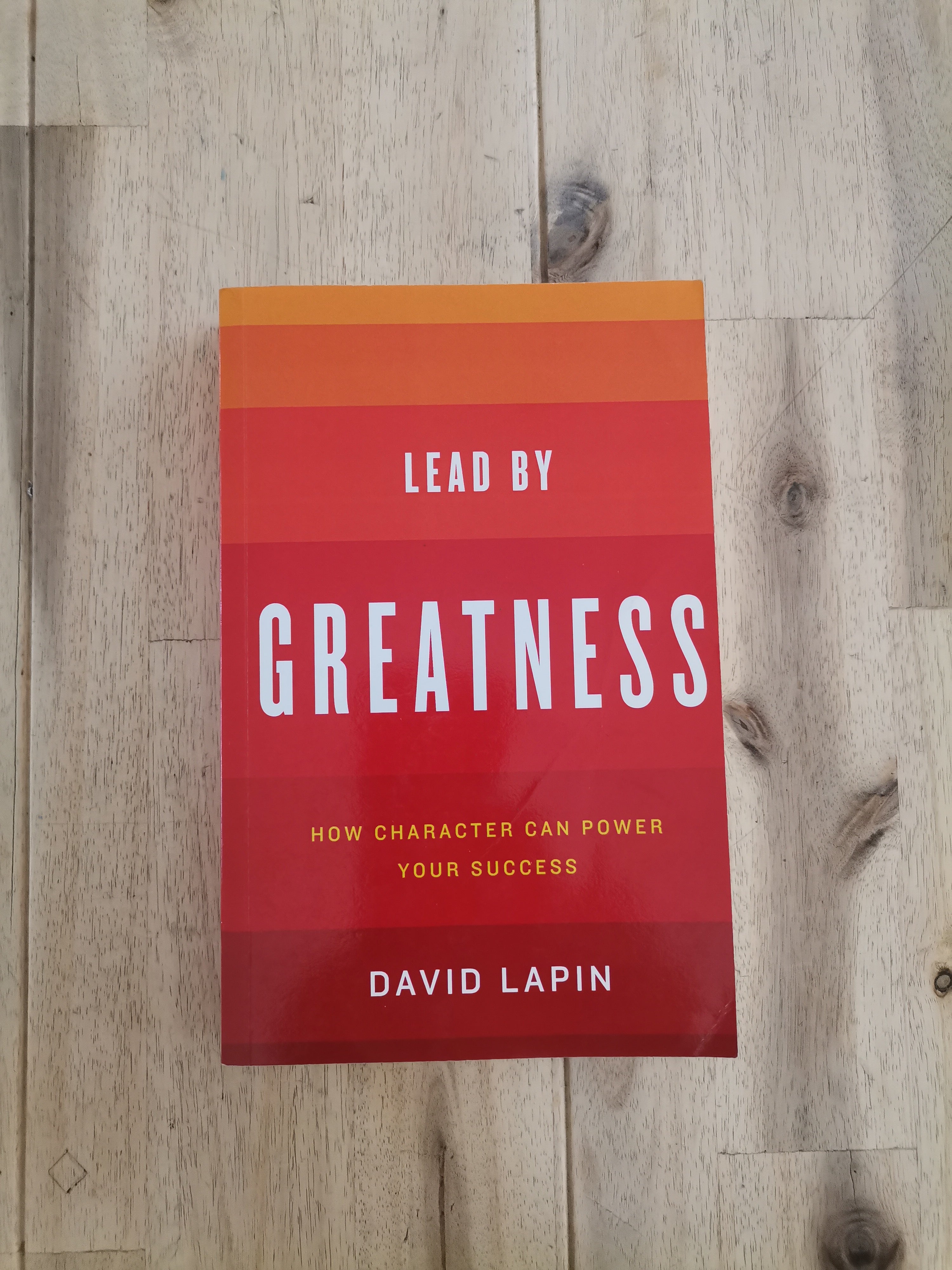 Lead by Greatness – David Lapin
