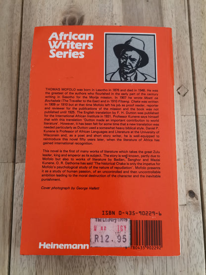 Chaka by Thomas Mofolo - Paperback