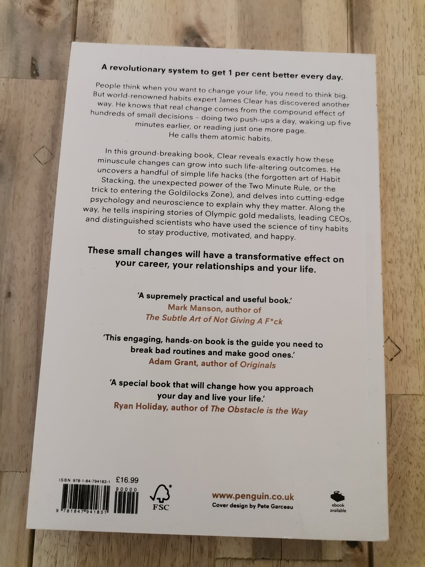 Atomic Habits - James Clear