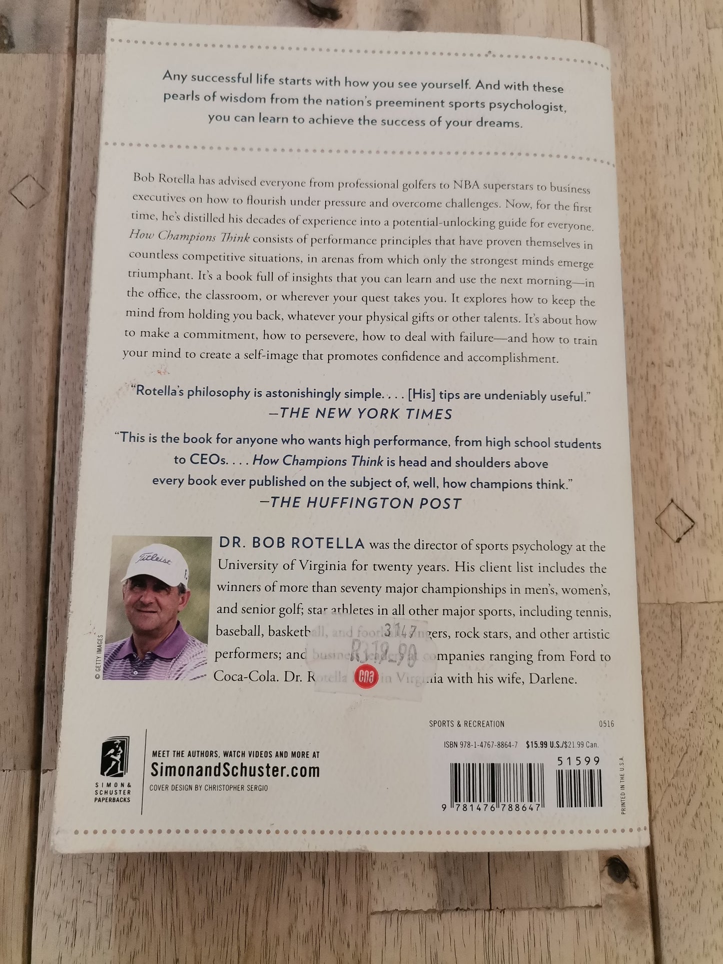 How Champions Think: In Sports and in Life by Dr. Bob Rotella